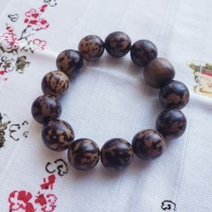 Handmade Wooden Beaded Bracelet